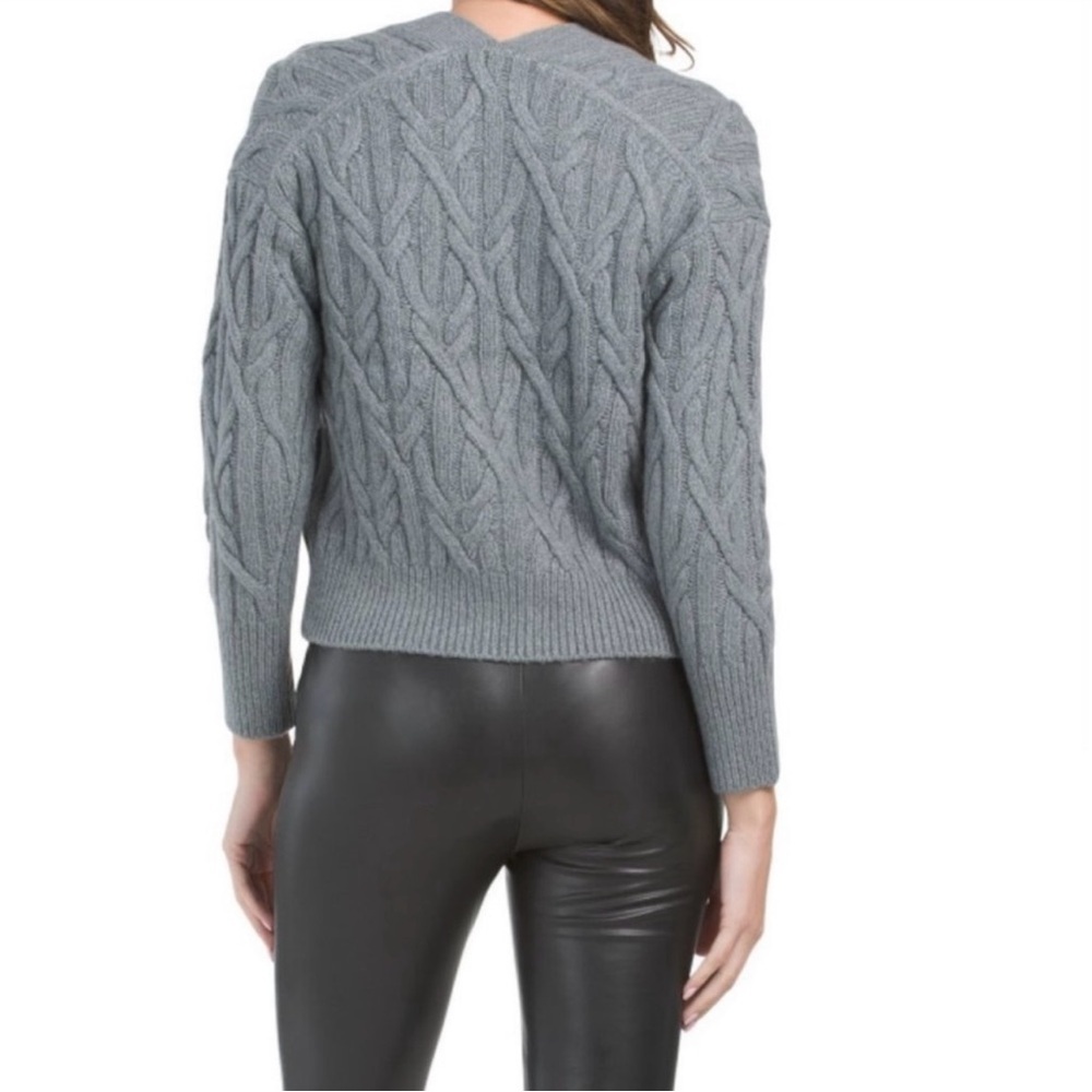 Vince Women’s Interlocking Cable Wool-Cashmere-Bl… - image 2